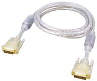 All4u BC 58 DD DVI-kabel (DVI-stekker 18+5-polig - DVI-stekker 18+5-polig) transparant Single Link 2 m