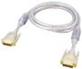 All4u BC 58 DD DVI-kabel (DVI-stekker 18+5-polig - DVI-stekker 18+5-polig) transparant Single Link 2 m
