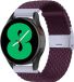 Qubix Braided bandje - Donkerpaars - Samsung Galaxy Watch - 42mm