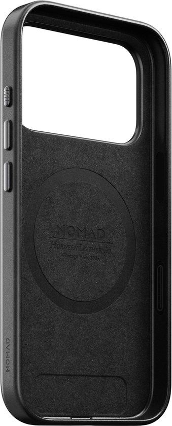 Nomad Traditional Horween lederen hoesje iPhone 17 Pro – Zwart