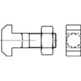 TOOLCRAFT 106068 Hamerkopbout M16 130 mm Vierkant DIN 186 Staal 10 stuk(s)