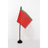 AZ FLAG Tafelvlag Provincie Zamora 15x10 cm Polyester 100D Plastic Voet