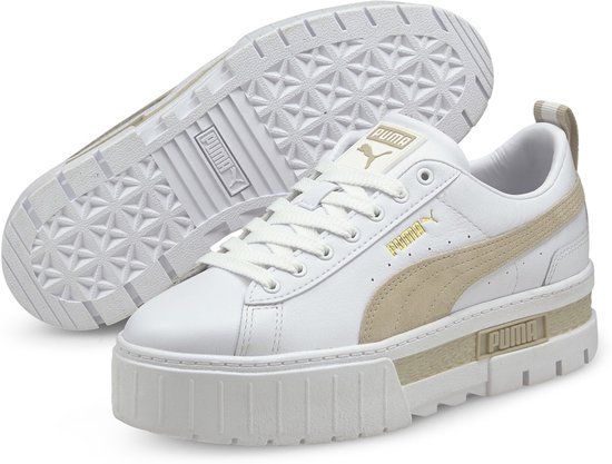 Puma Mayze Lth Wn's Lage Sneakers Dames 42.5 Wit