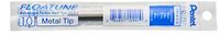Pentel Floatune YR10 Navulling voor 1,0 mm rollerbalpen, blauw (12 stuks)