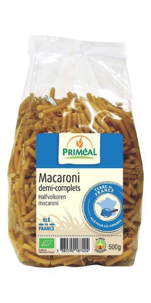 Primeal Halfvolkoren macaroni 500g