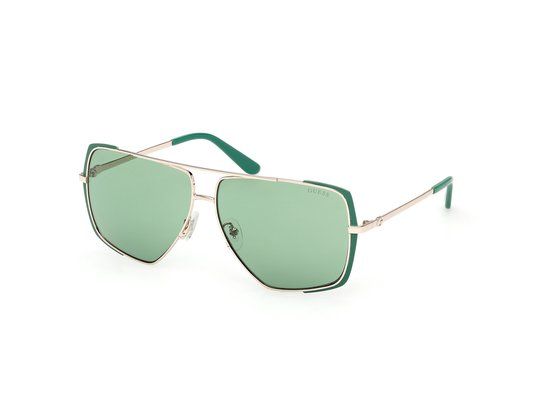 Guess GU00220 97N Zonnebril Vrouwen Goudkleurig Metaal Vierkant