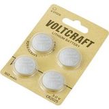 VOLTCRAFT Pile bouton CR2025 3 V 4 pièce(s) 160 mAh Lithium LM2025