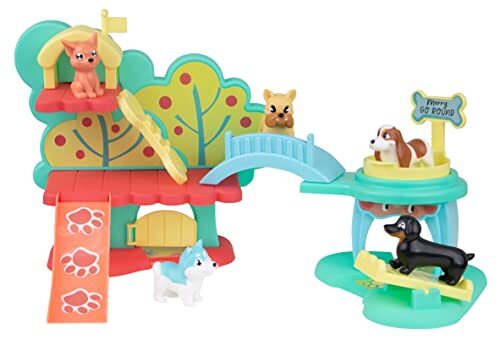 JCtoys Veel om te spelen speelgoed - Pet Park - Dog Park Gift Set -