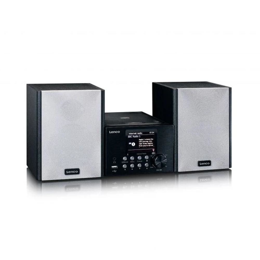 Lenco MC-250 Home Audio Mini System - CD, Bluetooth, DAB+, FM Radio - Black
