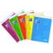 Oxford Favorit Notitieboek met spiraalbinding, A4, geruit, 5 mm, papier 90 g/m², verpakking van 5 stuks, neonkleuren gesorteerd