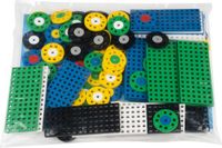 Plus-Plus wielen en chassisplaten