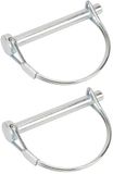cyclingcolors 2 x klapsplinten, klapstekker, galvanisch verzinkt grasmaaier, tractor, 9,5 mm x 76 mm