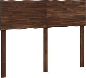 vidaXL Hoofdbord ROSTOCK Donkerbruin 140 cm