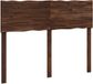 vidaXL Hoofdbord ROSTOCK Donkerbruin 140 cm
