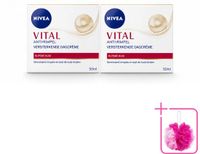 NIVEA VITAL Dagcrème Anti-Rimpel Gezichtscrème Versterkend 2 x 50 ml