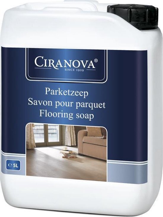 Allesvoorparket Ciranova Parketzeep Kleurloos 5 liter