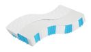 vidaXL Matras met binnenvering Eénpersoons/Volledige grootte Zwart, Wit