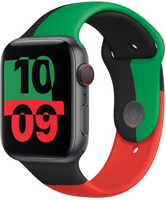 Apple Sport Band voor de Apple Watch | 44/45/46/49 mm - Black Unity