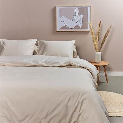 Ambiante Cotton Uni Dekbedovertrek 140 x 220 cm - Katoen