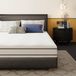 Matelas 90x200 cm, fermeté H2/H3, 7 zones de confort, mousse à mémoire de forme avec gel, épaisseur 16 cm, réversible