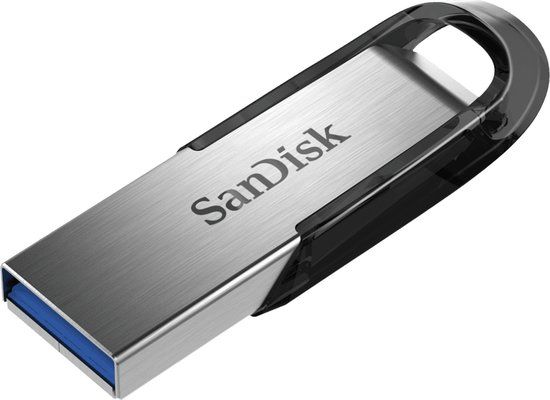 SanDisk Ultra Flair USB Flash Drive - 16GB - USB 3.2 Gen 1 - Silver
