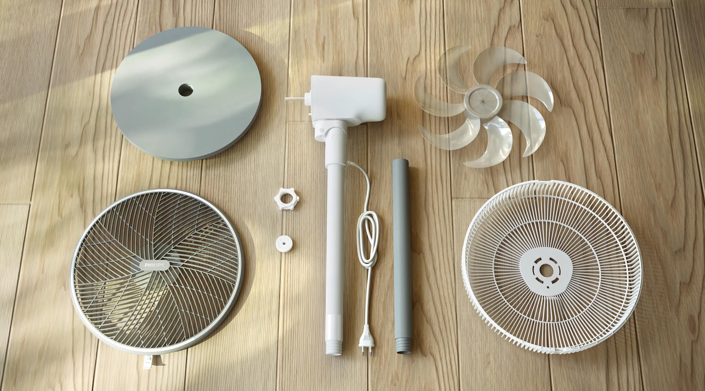 Philips 2000 Series Statiefventilator - Wit