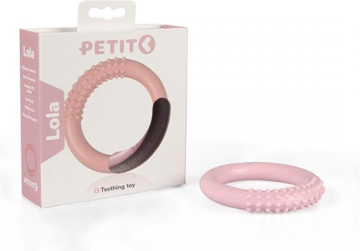 Duvo Puppy speelgoed Petit Lola Roze - Rubber - Roze