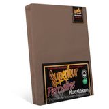 Superieur Slaaptotaal Nederland B.V. Superieur Hoeslaken - 180x210/220 cm - Taupe - 100% katoen