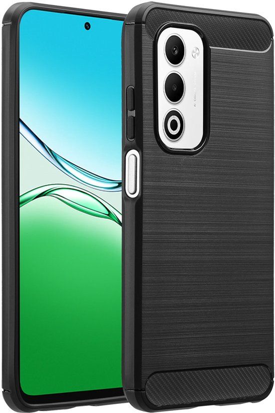 imoshion Brushed Backcover voor de Oppo A5 5G - Zwart