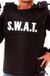 Witbaard Gilet de déguisement Swat Garçon Polyester Noir Taille 140/155