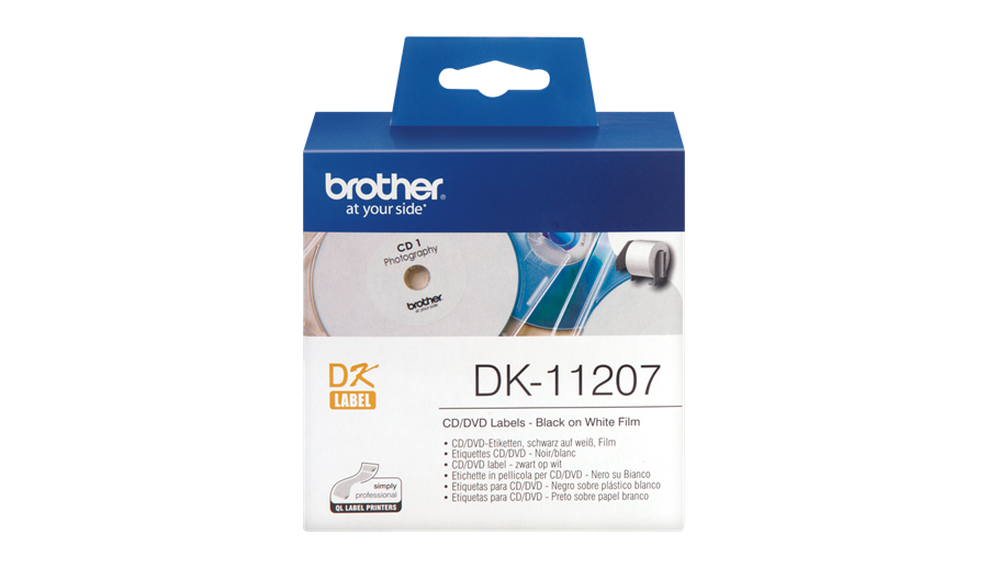 Brother CD-/DVD-labels film 58 x 58 mm