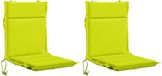 vidaXL - 2-delige - hoogrugkussen - GEMERT - 2 - pcs - 100% - Polyester