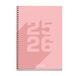 Miquelrius Schoolagenda 2025/2026, planner van 10 maanden: september tot juni, formaat 150 x 213 mm, dagoverzicht, omslag van karton, spiraalbinding, Spaans-Engels