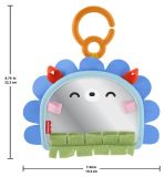 Fisher-Price Spiegel voor baby's, opvouwbaar, draagbaar, met bevestiging voor kinderwagen