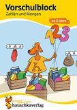 Ubungsmaterial Hauschka Verlag Vorschulblock - Zahlen und Mengen ab 5 Jahre, A5-Block