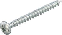 Hoenderdaal Fasteners Hoenderdaal Spaanplaatschroef VZ CK PZ-1 3.0x16 mm Zwart (200 stuks)