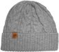 Stone Valley Muts en laine grossièrement tricotée pour femme Gris