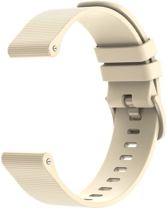 imoshion Siliconen sport bandje met gesp - Universeel 20 mm aansluiting - Beige