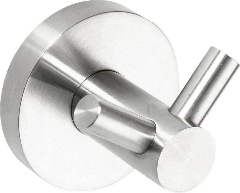 Sapho X-STEEL Dubbele Handdoekhaak - Geborsteld RVS