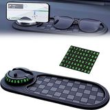 OEM Shenzhen Haorui Industrial Technology Co., Ltd. Silicone Antislipmat - Multifunctioneel met 360° Draaibare Telefoonhouder en Parkeernummer - Voor Dashboard Auto