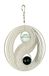 Nature's Melody – Cosmo windspel YIN YANG, ca. 8 inch/ca. 20 cm, zilverkleurig
