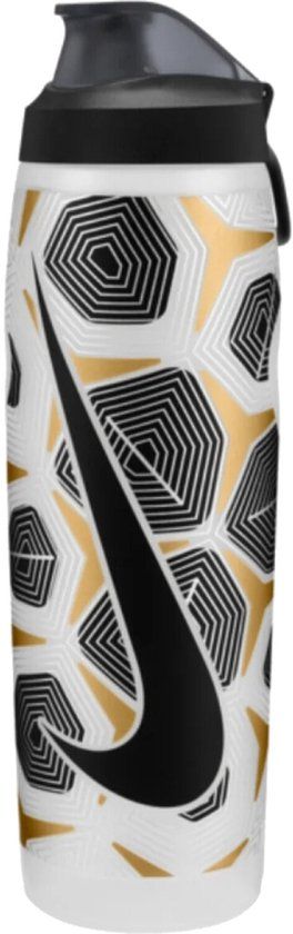 Nike bidon Refuel 1 liter Transparant/Zwart/Goud