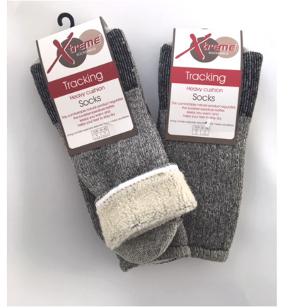X treme sockswear Sokken 100% merinowol grijs 45/47 1PAAR