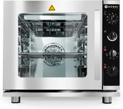 HENDI Hetelucht stoomoven met grill – 4x GN 2/3 – handbediening – 230V/3000W – lichtgrijs