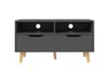 Meuble TV gris 90x40x48,5 cm aggloméré
