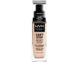 NYX Professional Makeup CANT STOP WONT STOP 24-HOUR FNDT - LIGHT PORCELAIN - 30ml