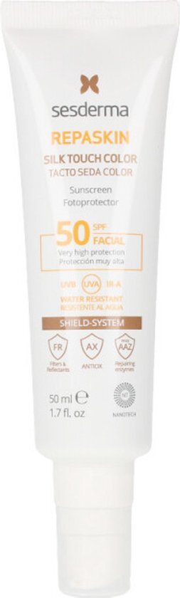 Sesderma Repaskin Facial Spf50 Tacto Seda Con Color 50 Ml