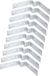 Alberts 855819 Bevestigingsbeugel | voor universele paal | thermisch verzinkt | 30 x 30 x 119 mm | Set van 10