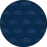 Bonateks Ronde digitaal bedrukte muismat, antislip onderkant, voor kantoor en thuis, diameter: 22 cm