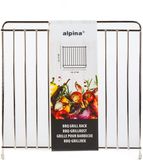 Alpina Grillrooster - 27 × 26 × 3 cm - Verhoogd Ontwerp 3 cm - Pour Barbecue, Viande Et Légumes - 1 Pièce [56281]